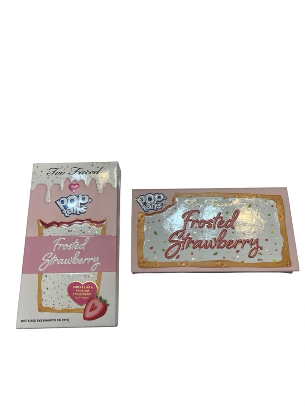 NIB Too Faced Pop-Tarts Frosted Strawberry Mini Eyeshadow Palette